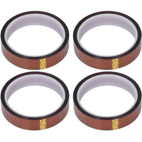 4 Stück antistatisches Polyimid-Klebeband, hochtemperaturbeständig, elektrische Isolierung, 20 mm (0,8 Zoll) breit, hitzebeständiges Isolierband für technische Anwendungen. (1/4)