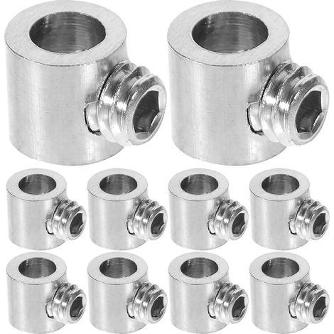 Packung mit 10 Kabelbindern für Drahtseile, Ersatzkabelbinder, einfache Kabelbefestigung – 0,60 x 0,60 x 0,60 cm (1/4)