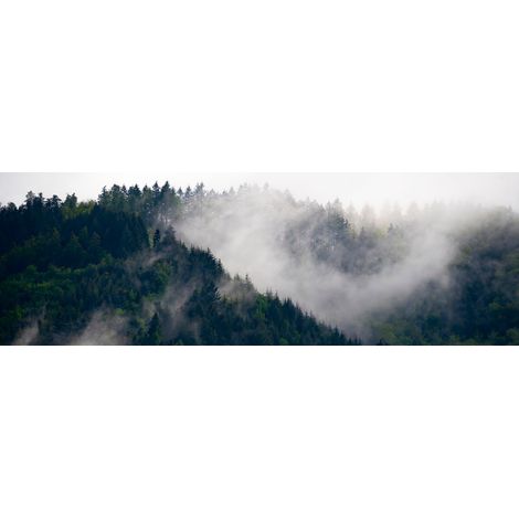 Tableau sur toile brume naturelle 30x97 cm - Impression sur Toile Murale Décorative - Image imprimée en HD sur Toile - Toile sur Châssis en Bois FSC - Fabriqué en France (1/5)
