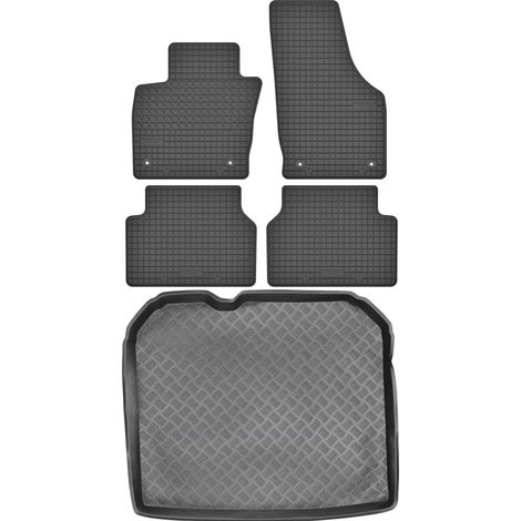 Audi Q3 II SUV (2011–2018) – Set: Gummifußmatten + Kofferraummatte (1/5)