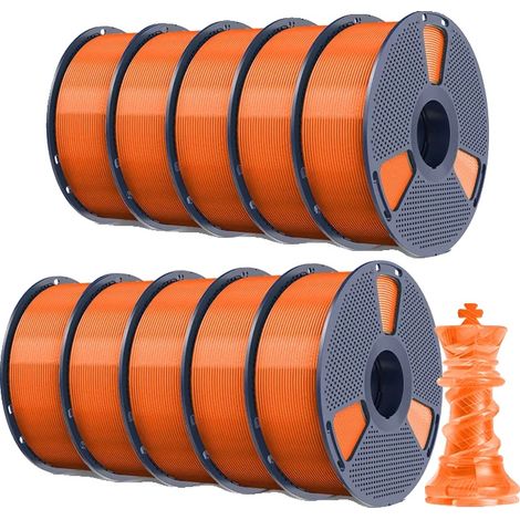 3D-Filament, biologisch abbaubar, ausgezeichnete Festigkeit, PETG-MIX 1-10 Rollen (1/2)