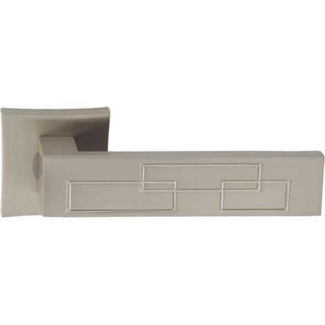 DOMINO Poignée de porte MAYA QR M9 Poignée Sans rosace Nickel (1/5)