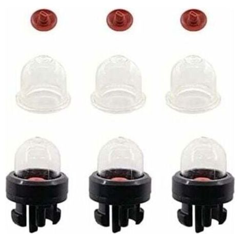 Lot de 3 Pompes d'Amorçage pour Tronçonneuses Stihl FS38, FS40, FS45, FS50, FS55, FS75, FS80, FS85, Compatible avec les Marques Ryobi, McCulloch et Husqvarna., (1/5)
