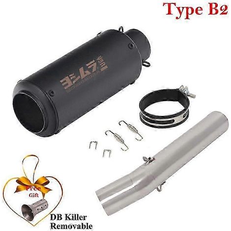 Pot d'échappement pour moto, silencieux DB Killer pour Honda CB1300 2003-2015, Yamaha FZS 600 Fazer 1998-2003 (Type B2) (1/5)