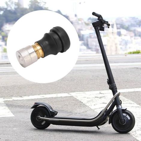 Akozon valve de pneu sans chambre de scooter électrique 10 pièces Scooter électrique Tubeless pneu soupape à vide 2cm de Long (1/4)