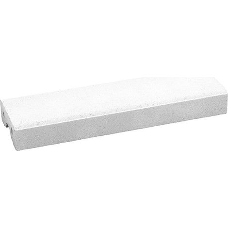 Remate Peñalara 15 cm - Pasamanos ligero de 10,5 kg para montar a mano - 50 × 15 × 8 cm - Unidad - Blanco