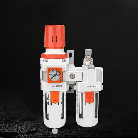 Filtre à huile et eau NANPU, régulateur, lubrificateur, séparateur de traitement d'air G3/8 po, 0,15-0,9 MPa (1/5)