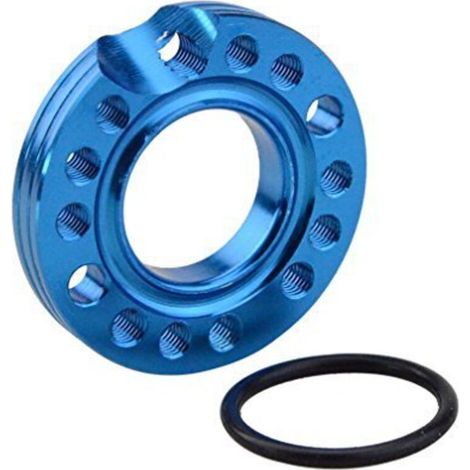 Joint de carburateur bleu de 28 mm, adaptateur de collecteur d'admission, plaque de montage pivotante, joint de modification pour moto/véhicule tout-terrain/moto à quatre roues, angle réglable.