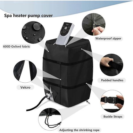 Waterproof Insulated Hot Tub Spa Pump Cover, Suitable for Multiple Models (1/5)