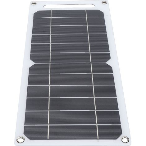 Chargeur solaire USB 6W à haut rendement, panneau solaire monocristallin en silicium pour téléphone, ordinateur et appareil photo (1/5)
