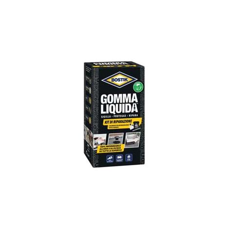 Bostik Gomma Liquida Kit di Riparazione 750 ml Nero