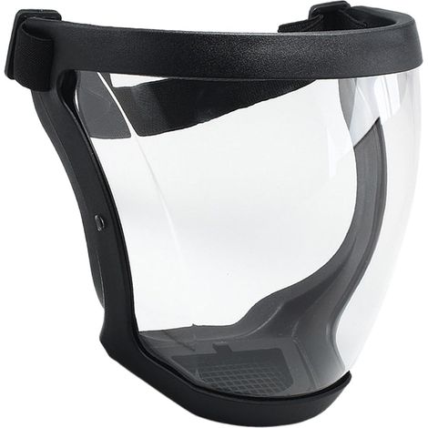 Masque de protection intégral du visage anti-buée avec sangle réglable - Équipement de protection de sécurité pour frapper l' sur le lieu de travail