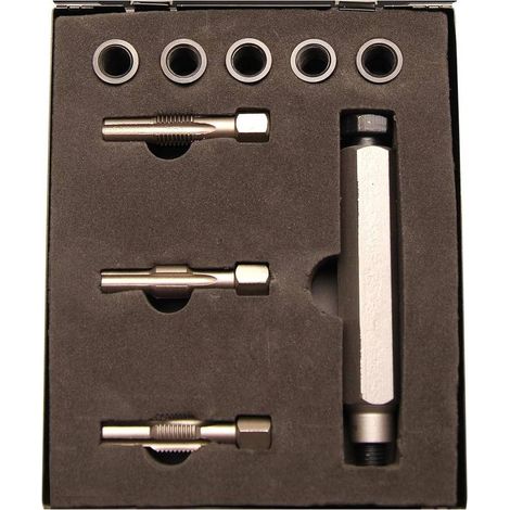 Kit de Réparation Filet de Bougie M10 x 1,25 - Réparation Facile et Durable, Acier, Pro - D-Work (1/4)