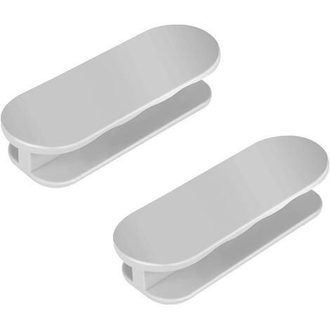 2er-Pack Balkontürgriffe, Türgriffe, selbstklebende Türgriffe, Schrankgriffe, Möbelgriffe aus Kunststoff, Glastürgriffe, Fenstergriffe