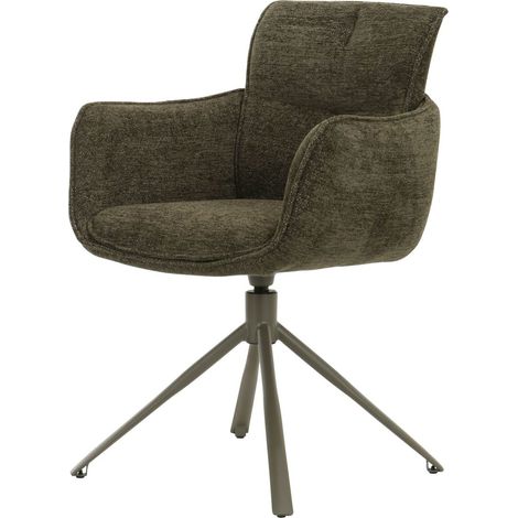 Polsterstuhl 59x64x87 Chenille grün FRITZ 01 (1/4)