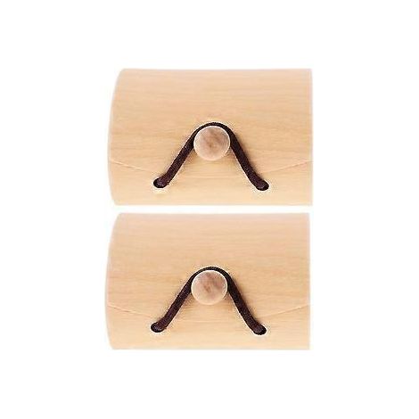 Lot de 2 boîtes à bonbons en bois, petites boîtes cadeaux originales, boîtes à bijoux en bois, coffrets cadeaux de mariage (1/2)