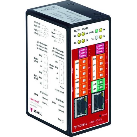 Gateway MODBUS IP / RTU - X Link 200 puntos de datos SCHELL
