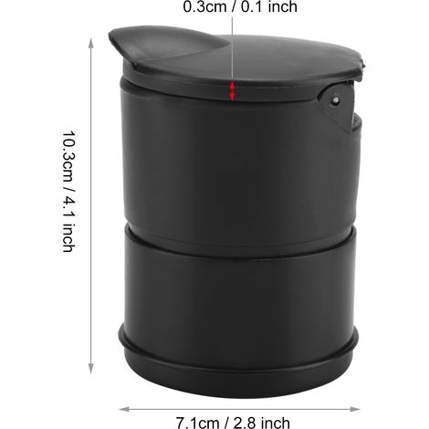 Cendrier de voiture portable avec lampe LED (1/5)