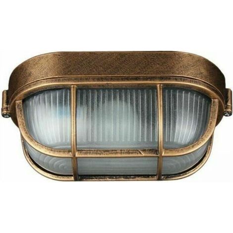 Outdoor Wall Light, Die-cast Aluminum Oval Wall Sconce, Nautical Marine Wall Light, Industrial Vintage Light, Boat Lamp, Decor Wall Patio Corridor Lamps (1/5)