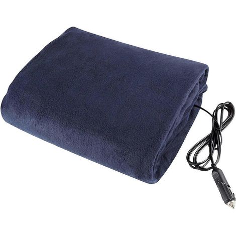 Manta eléctrica calefactora para coche, funda para coche, manta cálida para otoño e invierno, 12 V (1/2)