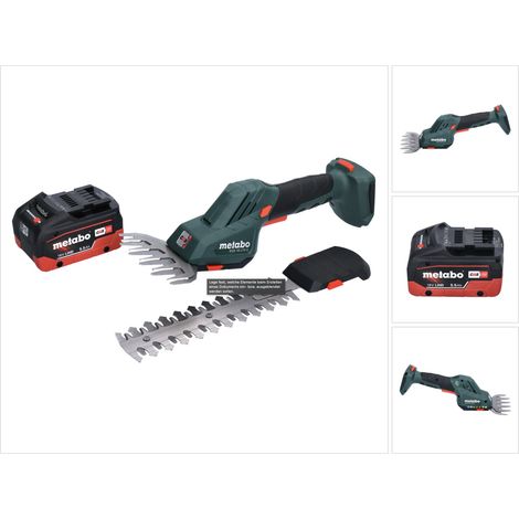 Metabo SGS 18 LTX Q Akku Gras und Strauchschere 18 V + 1x Akku 5,5 Ah - ohne Ladegerät (1/5)