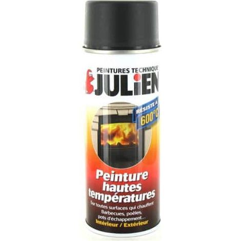 Julien pintura en aerosol negro 400ml alta temperatura (1/2)