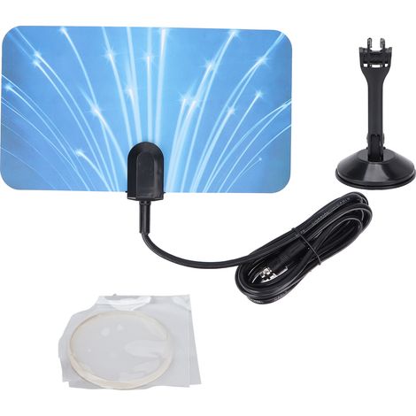 Antenne TV Numérique HD Amplifiée 5DB 25MILE, Compatible 4K 1080P 720P, Connexion F MALE pour Réception Intérieure - LAN‑1030 (1/5)