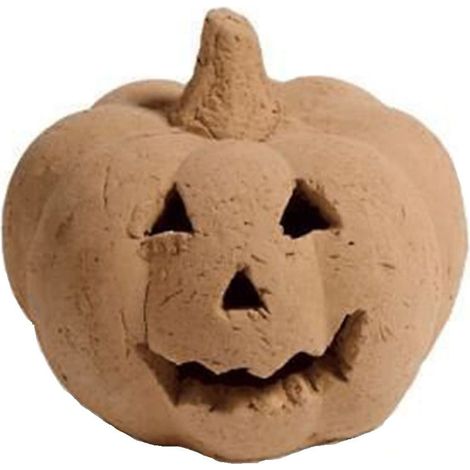 Pumpkin - Céramique Terre Cuite - Support À Bougie Pour Décoration D'Automne Et D'Halloween - Intérieur Et Extérieur - 1 Pièce (1/5)