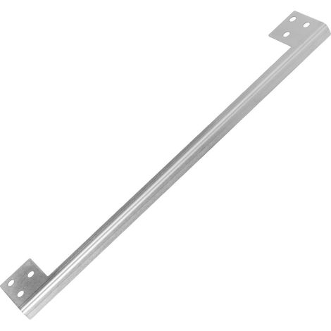 Protecteur de loquet en acier inoxydable argenté avec fonction anti-sabotage, conçu pour sécuriser les loquets des portes à ouverture extérieure, idéal pour la sécurité domestique (1/5)