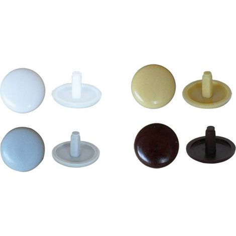 CAPPUCCIO COPRIVITE PER VITE TRUCIOLARE colore grigio - cf. 1000 pz