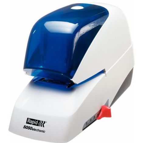 Rapid Elektroheftgerät 5050e 20993210 Kunststoff weiß/blau (1/4)