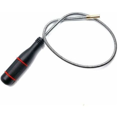 Outil de ramassage magnétique flexible 1 pièce, balai magnétique mécanique à aimant flexible portable pour la cueillette de petites pièces, écrous, boulons, vis, clés, pièces automobi (1/4)
