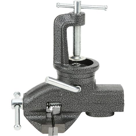 Morsa da tavolo girevole da gioielliere – 360° – mini – pinze per hobby – trapano da banco
