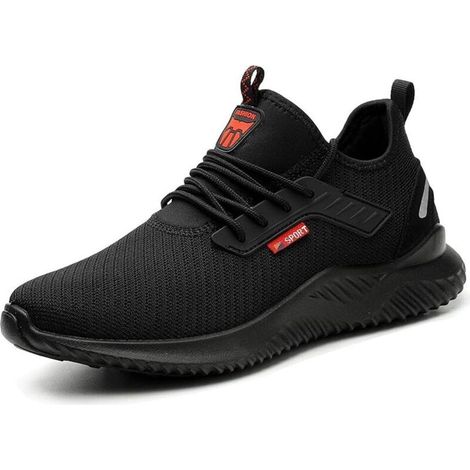 Chaussures de Sécurité Homme Femme Legere Baskets de Sécurité Chaussure de Travail Embout Protection Acier Chaussure de Chantier Antidérapantes,44 (1/5)