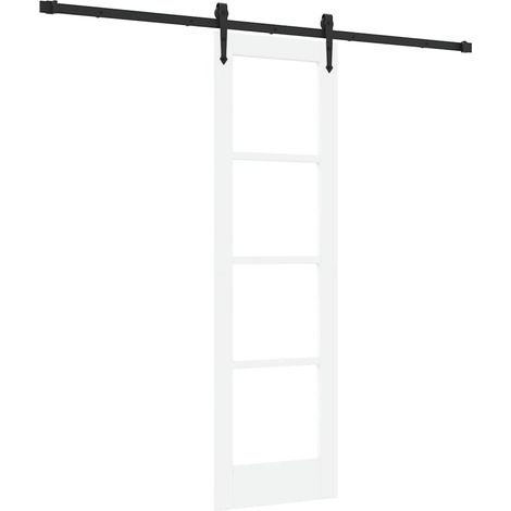 Maison Exclusive - Schiebetür ORKDAL Weiß 61 x 198,5 cm Massivhol