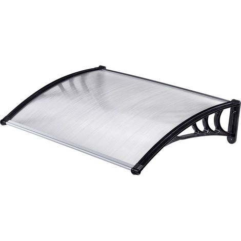 Vordach DIY501, 80 x Breite 100 cm, Polycarbonat