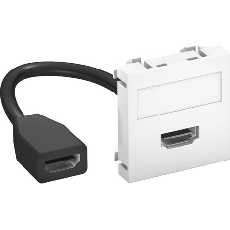 OBO Bettermann Vertr Multimediaträger HDMI 45x45mm rws MTG-HD F RW1 (1/3)