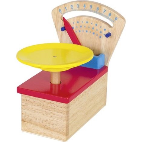 Balance à plateau - Goki - GOLLNEST & KIESEL - Bois massif - Rouge - Pour enfants