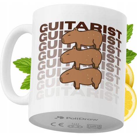 Lustige Kaffee- oder Teetasse für Gitarristen mit witzigem Textdesign – ideal für Geburtstage, Namenstage, Feiertage und besondere Anlässe. Hochwertige Tasse für Zuhause, Büro und Arbeit. Farbe: Weiß,