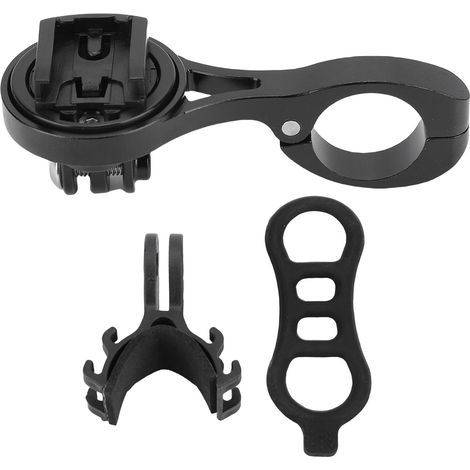 Fahrradcomputerhalterung kompatibel mit dem Cateye TT-Computer, Lenkerhalterung mit Lichthalterung (1/5)