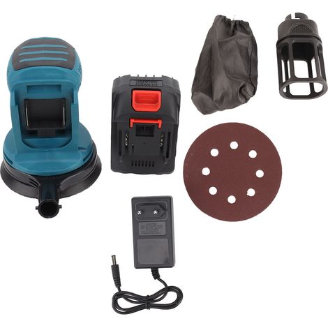 125mm Ponceuse Orbitale Sans Fil 3 Vitesses avec Batterie Rechargeable, Machine de Ponçage 100‑240V Prise UE (1/5)