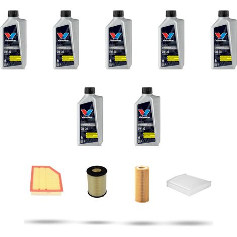 Kit tagliando 4 FILTRI e 7L OLIO compatibile con Volvo XC70 2.4 D5 136Kw dal 2005 al 2007 (1/5)