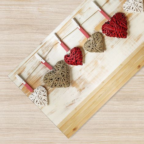 Tappeto da cucina passatoia antiscivolo, antiscivolo, made in italy, antimacchia cuori intrecciati Cuori Intrecciati - 50x150 cm