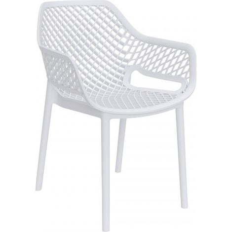 SEDIA IN POLIPROPILENE 'ARIA ARMCHAIR' bianco - BICA (1/3)