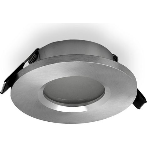 Inspired Mantra Fusion - Atlantis - Downlight empotrable redondo de 8,3 cm, GU10 (máx.50 W), aluminio cepillado, recorte de 58 mm (1/2)