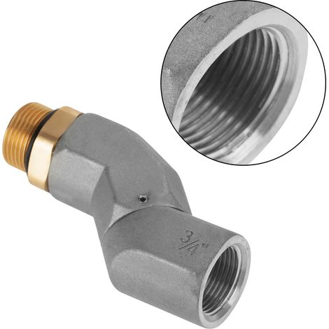 Raccord universel rotatif 360° BSPP 3/4" pour flexible carburant, accessoire pistolet (1/5)