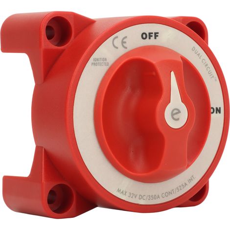 Interrupteur coupe-batterie marine 350 A, robuste, à 4 bornes, pour batteries de camping-car et automobiles 32 V 5510E