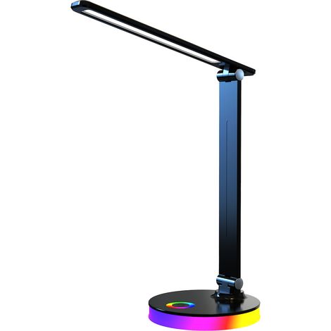 Bruno Schwarze 5-W-LED-RGB-Schreibtischlampe