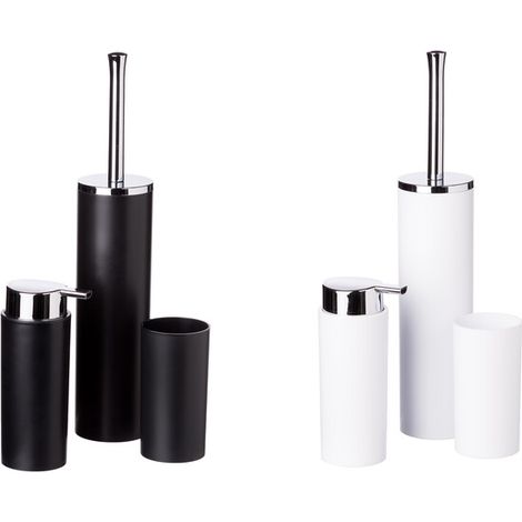 SET DA BAGNO ABS 3 PEZZI COLORI ASSORTITI Q.TA 2