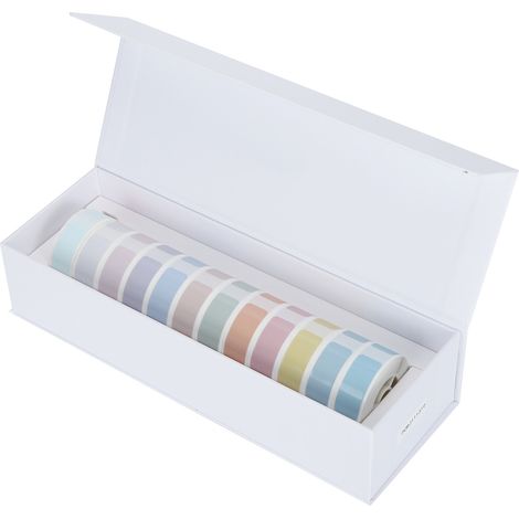 Lot de 12 Étiquettes autocollantes thermiques imperméables pour machine d'étiquetage, kit de marquage (1/5)